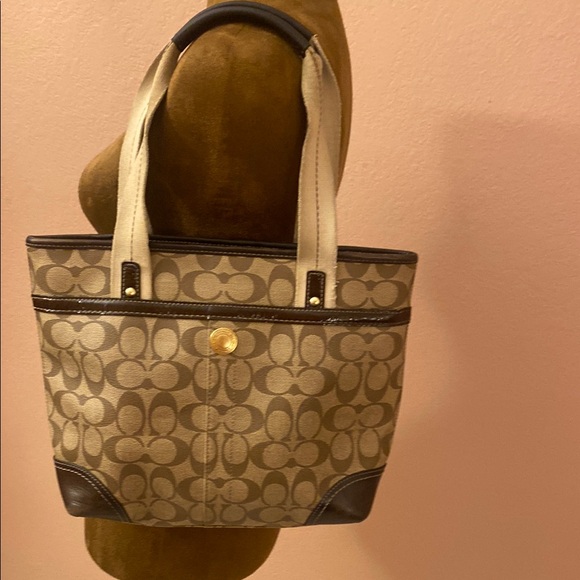 Coach Signature Tote Bag - Picture 4 of 8